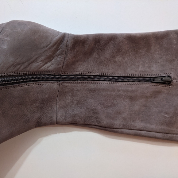 Aldo over the knee gray suede boots - Picture 7 of 9